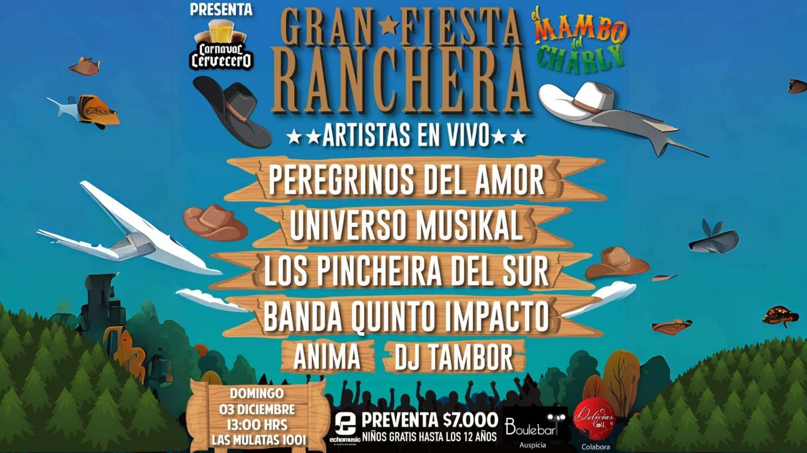 evento EL MAMBO DE CHARLY ( FIESTA RANCHERA )
